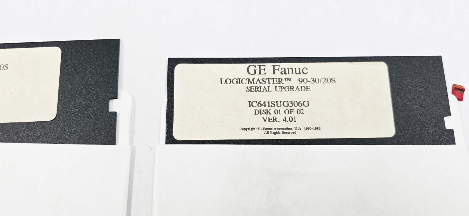 GE Fanuc Upgrade Kit VER 4.01, IC641SUG306G, Logicmaster 90-30/20S
