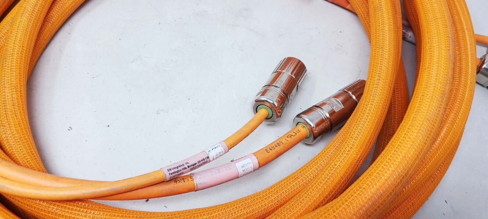 ~25 Ft Cable -REXROTH SP-RKG4200-1-010 10 Pin & SP-RKL4302-1-010 9-pin Connector