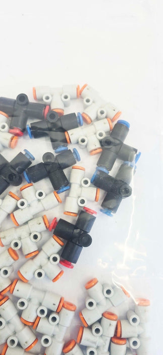 35+ - SMC Pneumatic Union Tee 5/32" Fittings