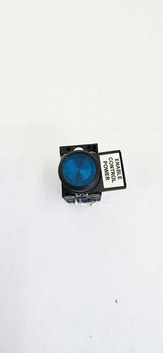 Siemens 3SU1 Blue Push Button w/ 3SU1400-1AA10-1BA0