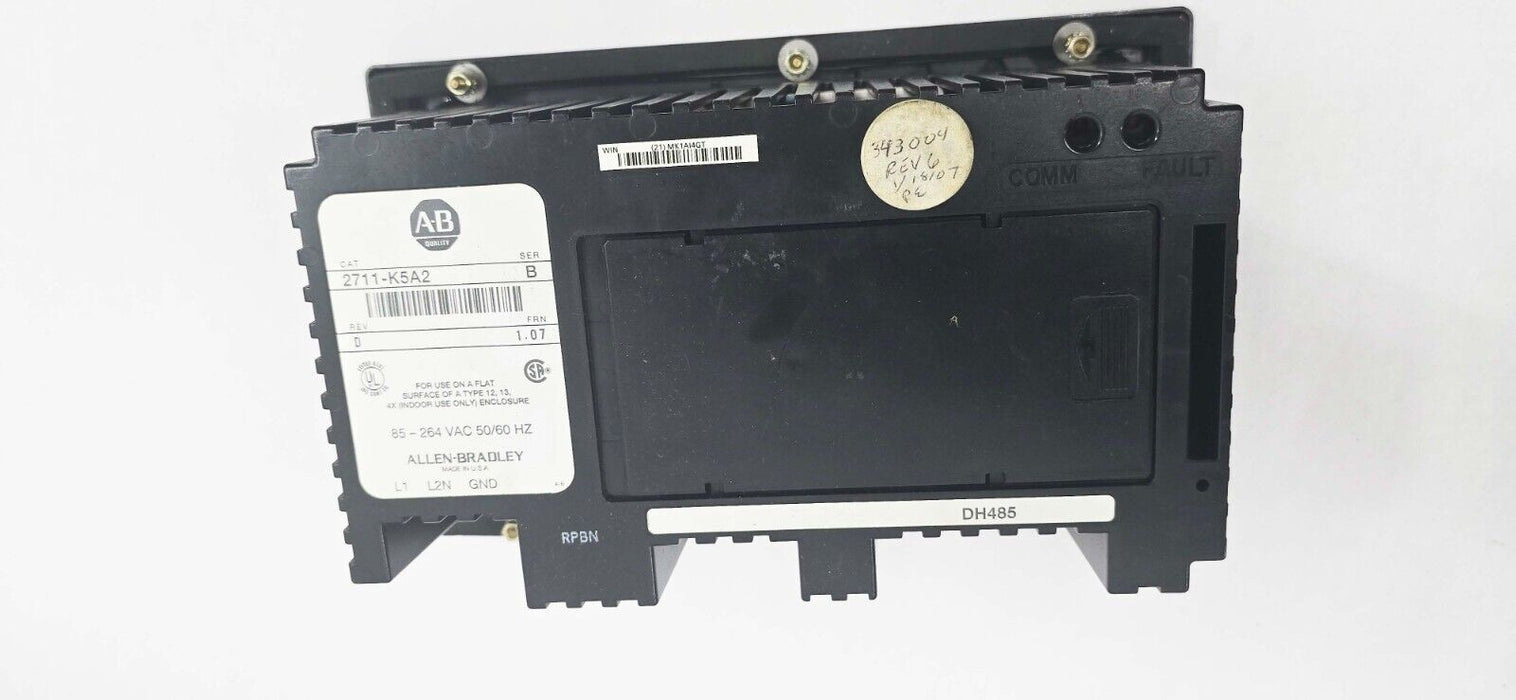 Allen Bradley 2711-K5A2 PanelView 550 Operator Interface Panel
