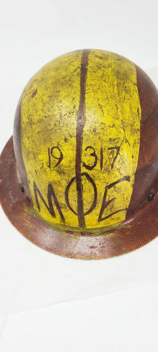 Vintage Rare Hard Hat Full Brim Fiberglass MOE, 19317? Steel Mill
