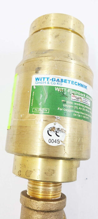 WITT-Gasetechnik Cutting and welding flashback arrestor 85-30 OXYGEN