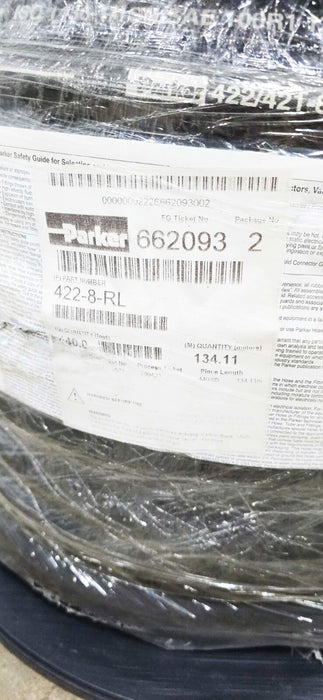 Parker Hydraulic Hose 422-8-RL Medium Pressure Rubber 440FT