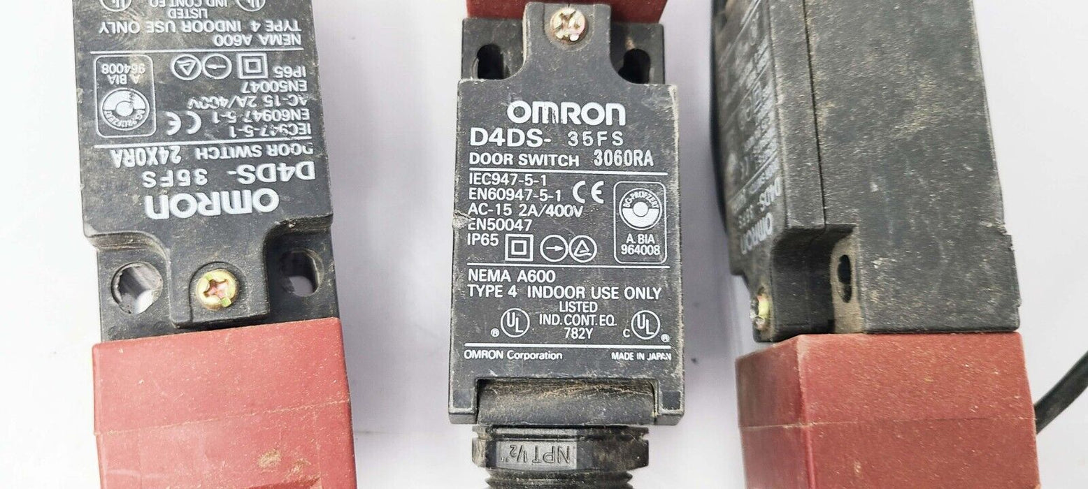 3 PACK  - Omron D4DS-35FS, Door Switch