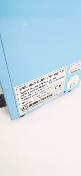 Dengensha WeldScope WS-80 Portable Resistance Weld Analyzer
