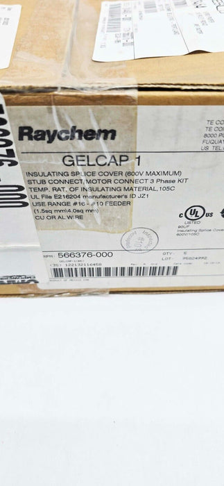 5 PACK - Raychem 566376-000 GELCAP 1 Insulating Splice Cover