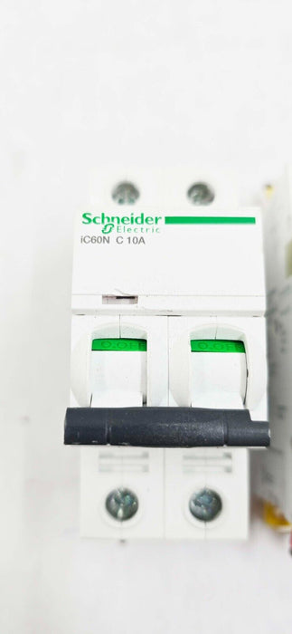 Schneider Electric IC60N C 10A & C 6A 2 pole Circuit Breaker