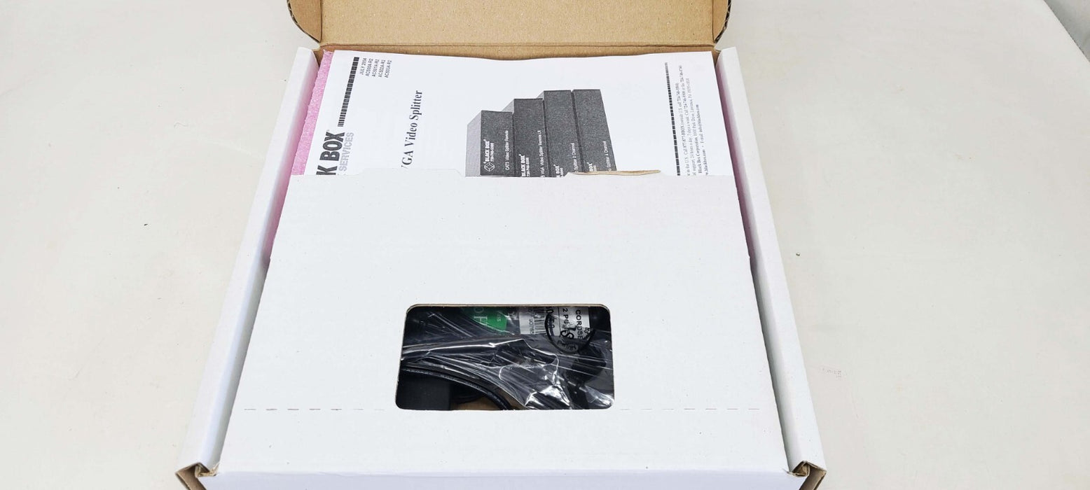 Black Box AC503A-R2 CAT 5 VGA VIDEO SPLITTER REMOTE LR