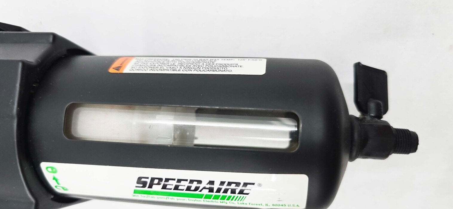 SPEEDAIRE 4ZL48 Filter,3/8" NPT,112 cfm,5 micron 4ZL48