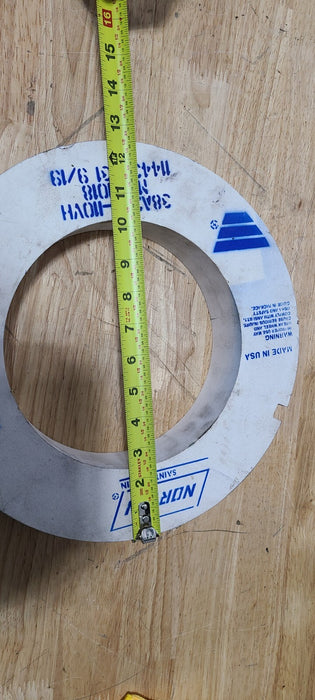 Norton Centerless Grinding Wheel 38A220-L10VH 12.5" DIA x  7.75" Hole