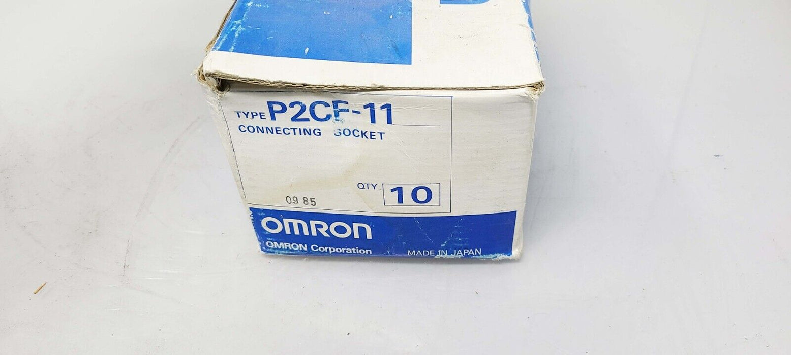 6 PACK - OMRON Relay Socket P2CF-11 New