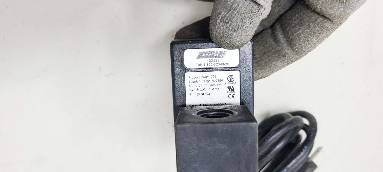 SPEEDAIRE Timed Electric Auto Drain Valve 520-02-549 w/ Speedaire 720