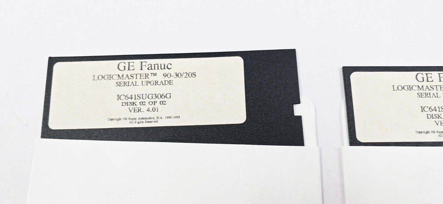 GE Fanuc Upgrade Kit VER 4.01, IC641SUG306G, Logicmaster 90-30/20S