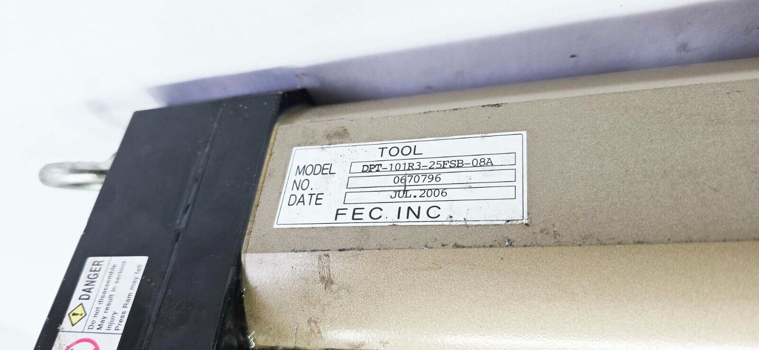 FEC DPT-102R3-25FSB-08A enFORCE SLIM LINE SERIES (DPS) SERVO PRESS