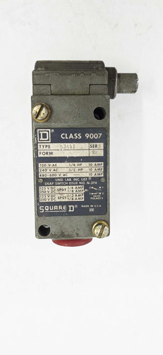 Square D 9007C54B2 Limit Switch Series B