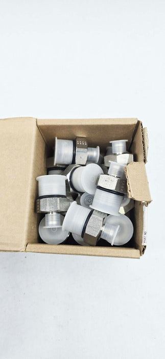 15 PACK - Parker 6-12 F5OX-SS Triple-Lok 3/8" 37° Flare Male SAE-ORB Fitting