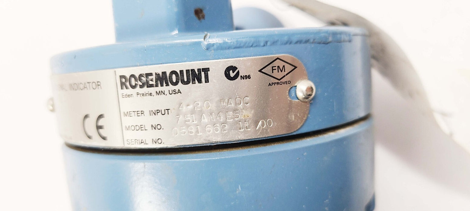 Rosemount 751AM9E5B Field Signal Indicator 4-20madc