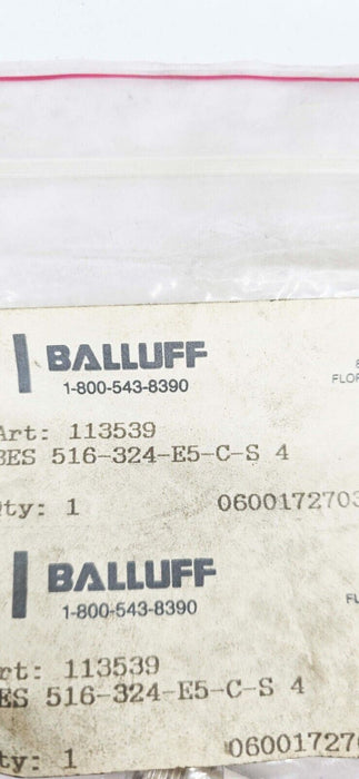 4 PACK - BALLUFF BES 516-324-E5-C-S 4 Sensor