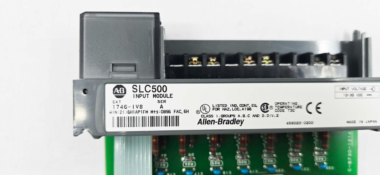 ALLEN BRADLEY SLC 500 1746-IV8 SER A INPUT MODULE