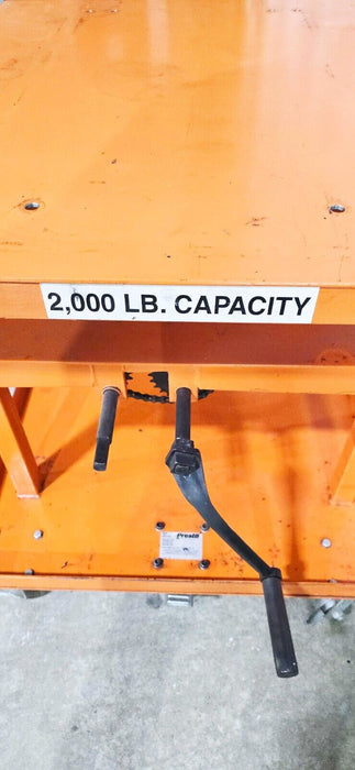 Presto P3036SW Mechanical Post Lift Table 2,000 lbs capacity