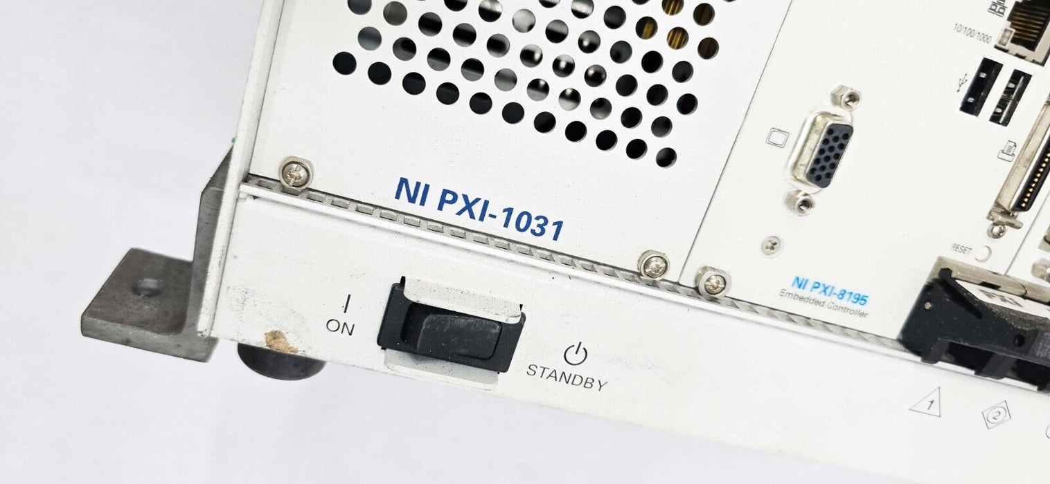 National Instruments PXI-1031 Chassis w/ PXI-8195 Controller, PXI-6514 I/O, TB-2
