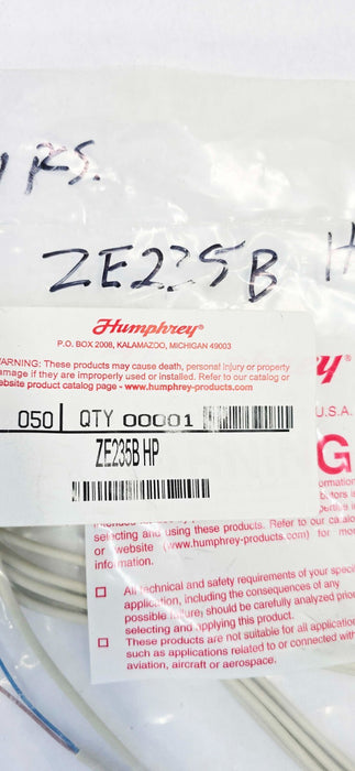 Humphrey ZE235B Magnetic Induction Switch