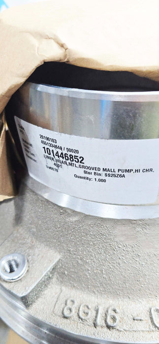 Wemco Hidrostal Pump Liner, WEar, Grooved 71839-7