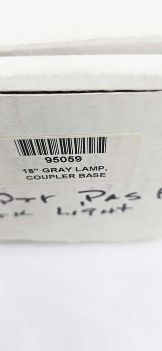 Moffatt 95059 18" Gray Lamp with Coupler Base
