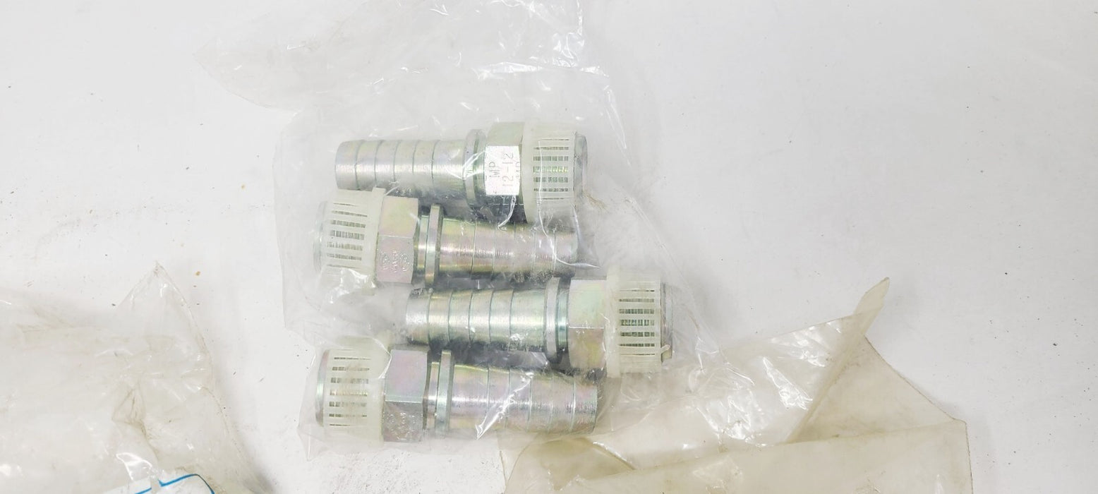 Lot of 15+ Gates Hydraulic Hose Fitting - 12-12MPX; 8-8MPX