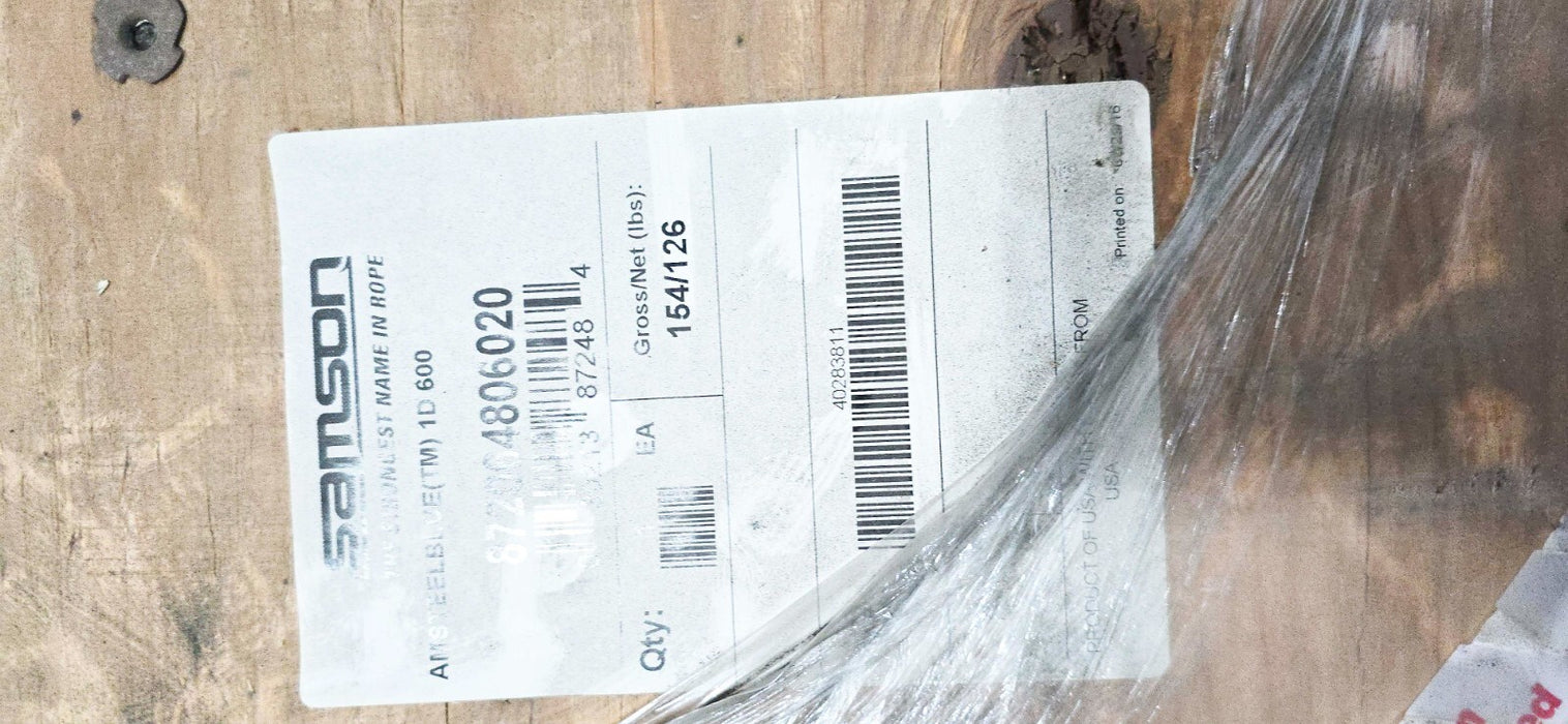 NEW Samson 1" Blue AmSteel-Blue Rigging Rope 600 FT Spool