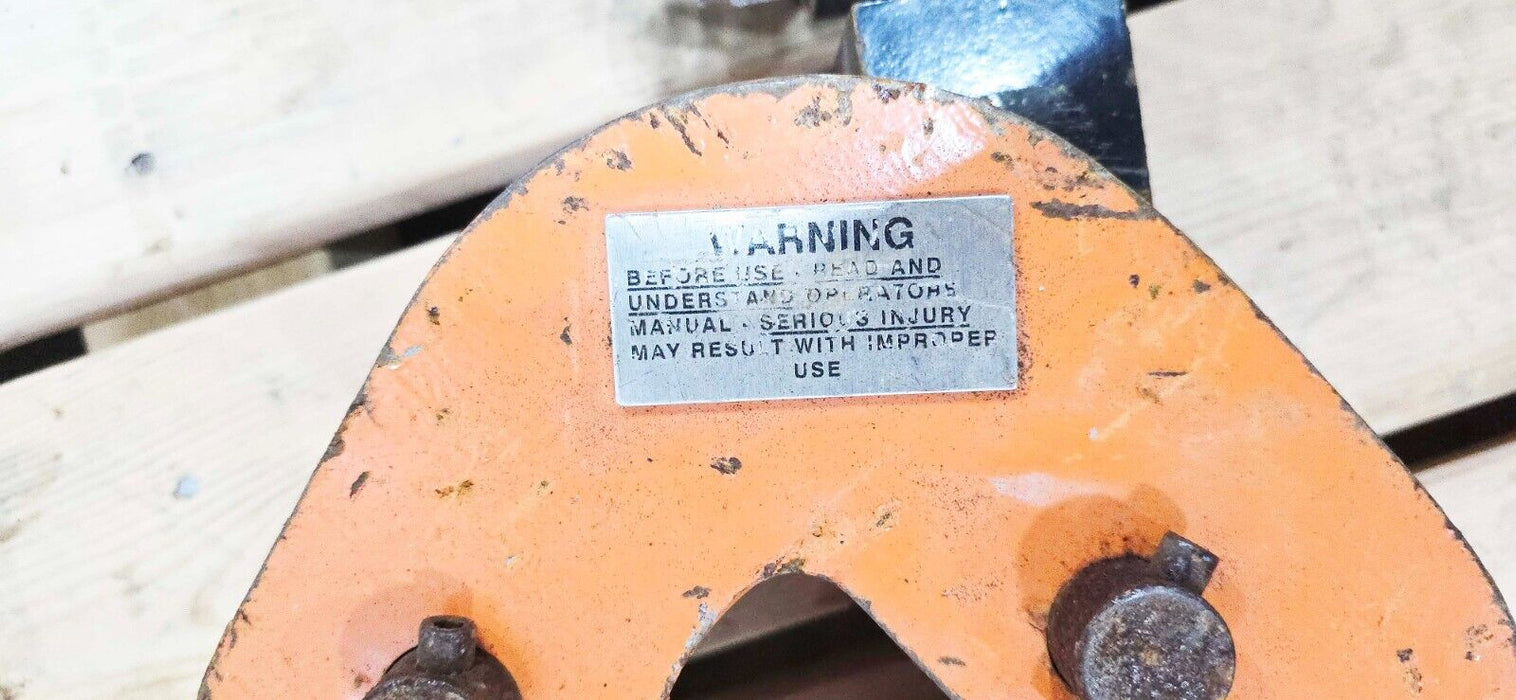 Renfroe SCPA-6 Plate Clamp 6-ton 0 To 2-1/2 in.