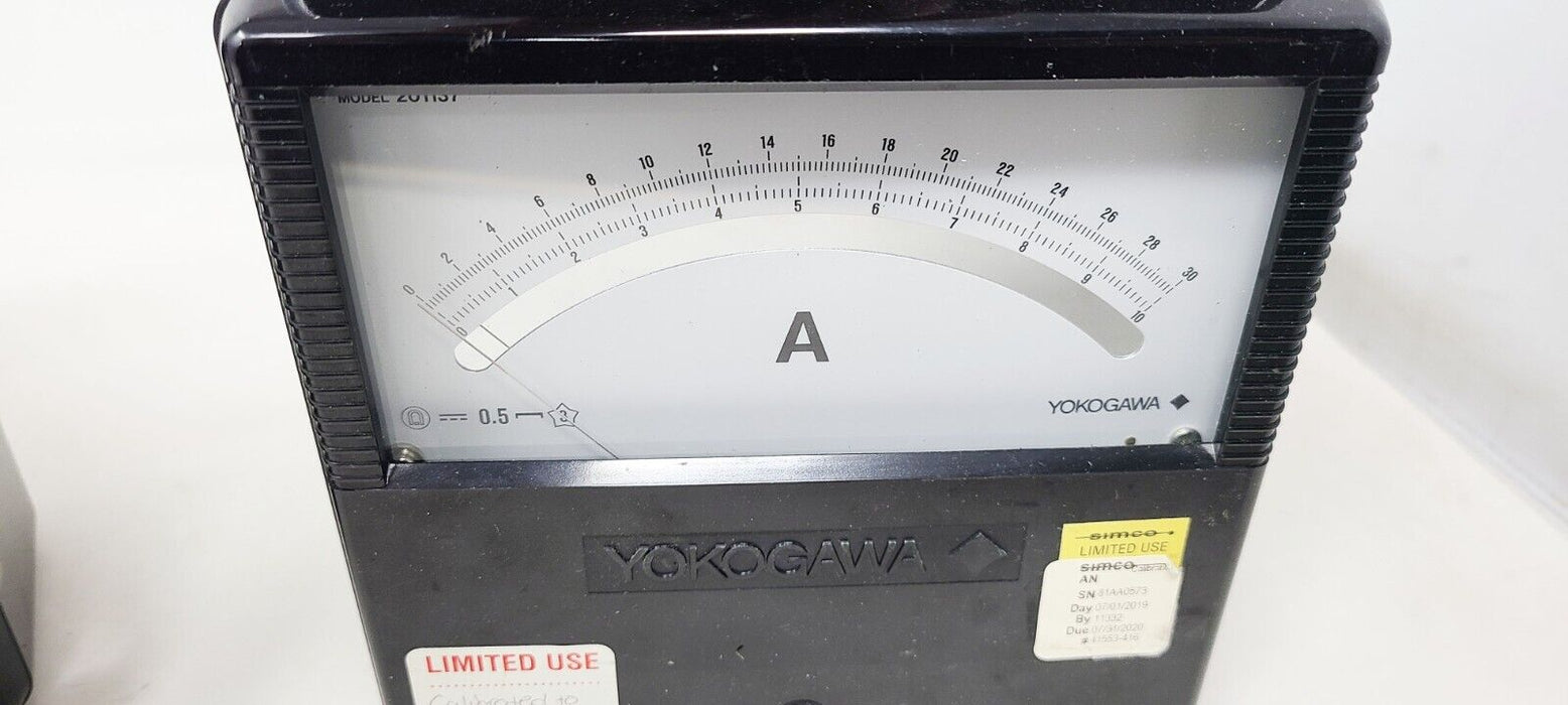 Yokogawa 201137 Yokogawa Portable DC Ammeter, 1/3/10/30 A, 50 mV