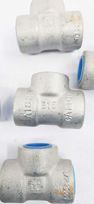 5 PACK - Camco 1-1/2" Weld Tee, 6000PSI, Forged 304 Stainless Steel, A182F/B16