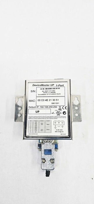 COMTROL 5002360 DEVICEMASTER ETHERNET CONVERTER 1 PORT 5-30VDC