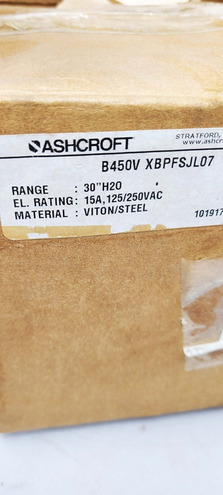 New Ashcroft B450V 20PSI Pressure Switch NEMA 4X