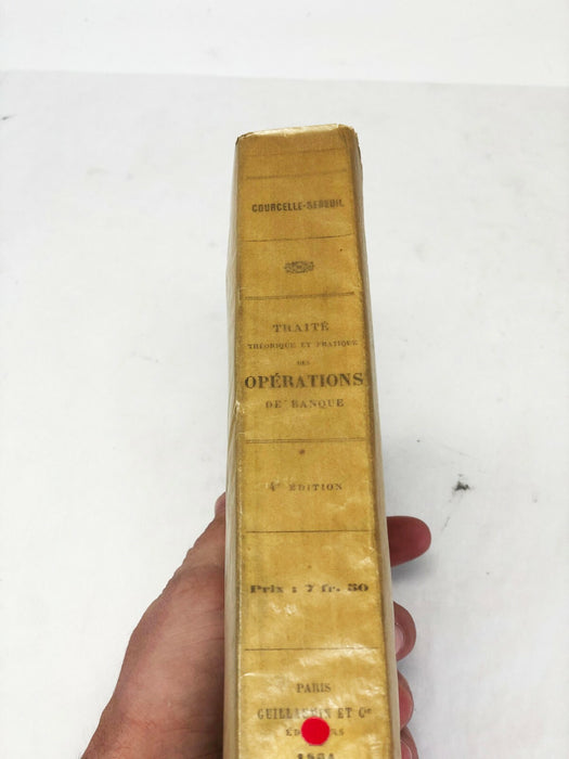 Traité théorique et pratique des operations de banque Courcelle-Seneuil J-G 1864