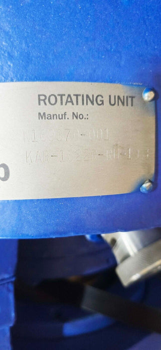 DUFLO Rotating Unit Pump Power End KAR-1622R-RU-19 Duflo 28/15 2019 Model