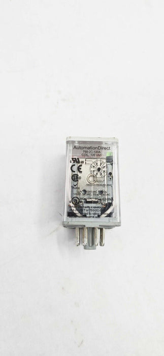 9 PACK - AUTOMATION DIRECT 750-2C-120A CONTROL RELAY