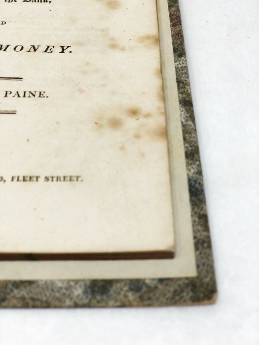 Dissertations on Government, Affairs of the Bank, and Paper Money Thomas Paine