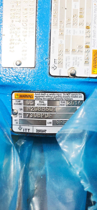 Goulds, Pump, Model 3935 BP20 3"