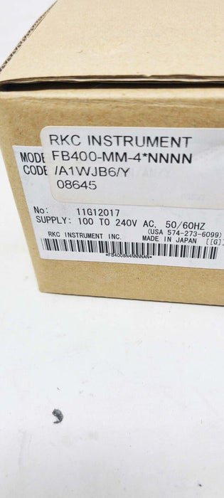RKC FB400-MM-4*NNNN / A1WJB6/Y No. 11G12017 Temperature COntroller