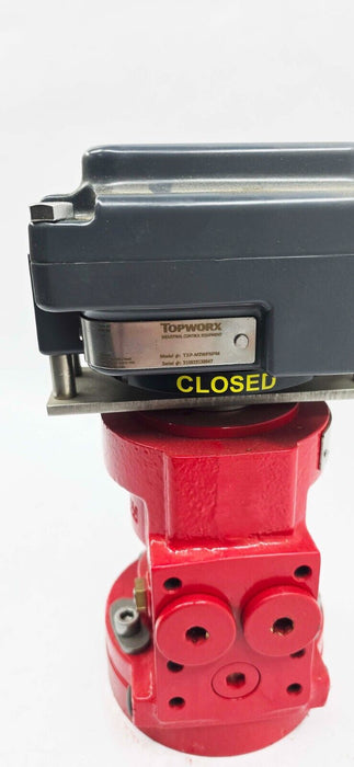 Damcos BRC250 Hydraulic actuator w/ Topworx TXP-M2WFNPM Monitor