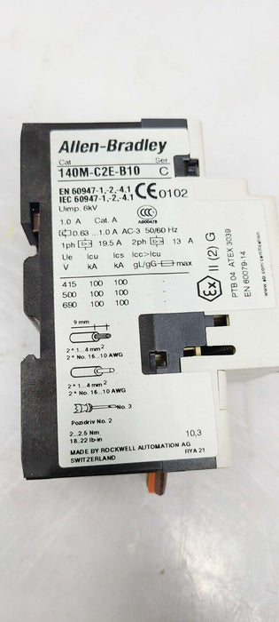 140M-C2E-B40 Allen-Bradley Magnetic Trip Motor Protection Circuit Breaker