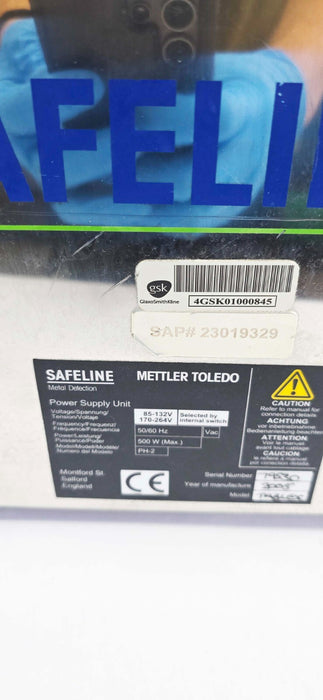 Mettler Toledo Safeline PH-2 Inspection Metal Detector System Pharma Grade