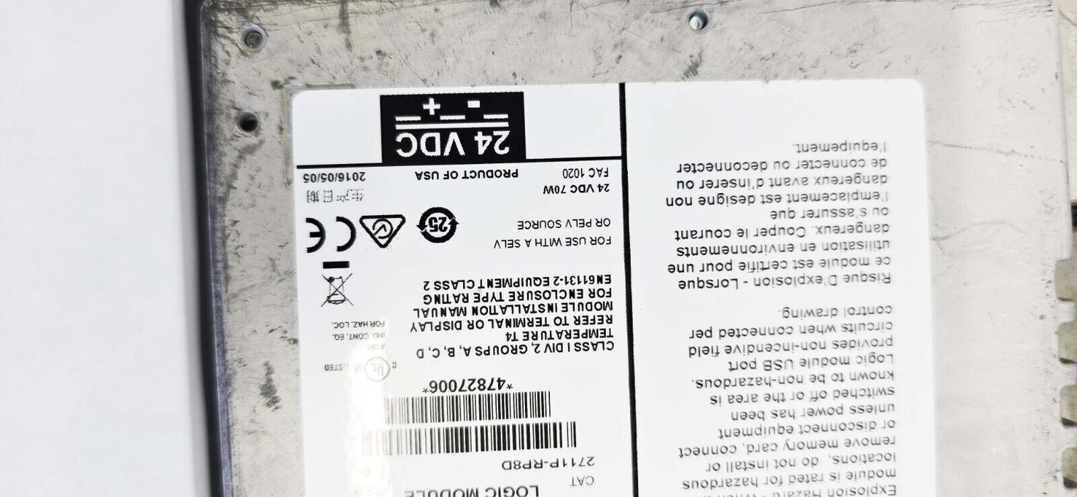 Allen Bradley 2711P-T7C4D8 PanelView Plus 700