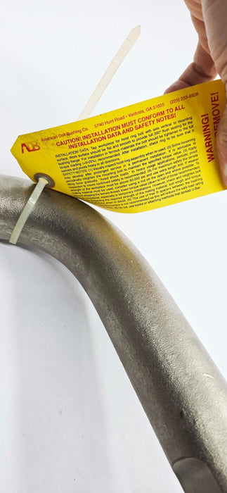 ADB Hoist Rings 30,000 lbs Nickel X83200-C-3.8