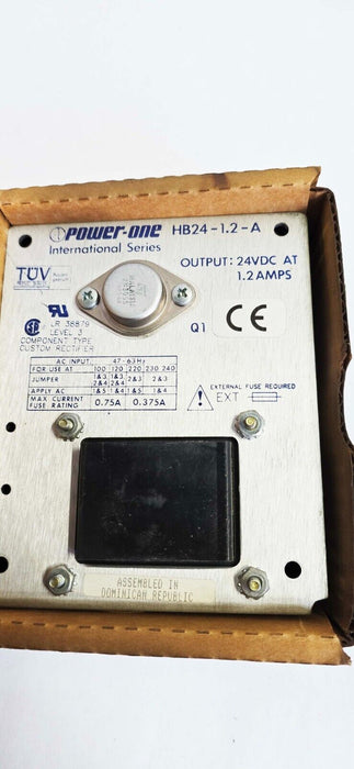 Power-One International Series HB24-1.2-A Power Supply, 47-63HZ, NIB