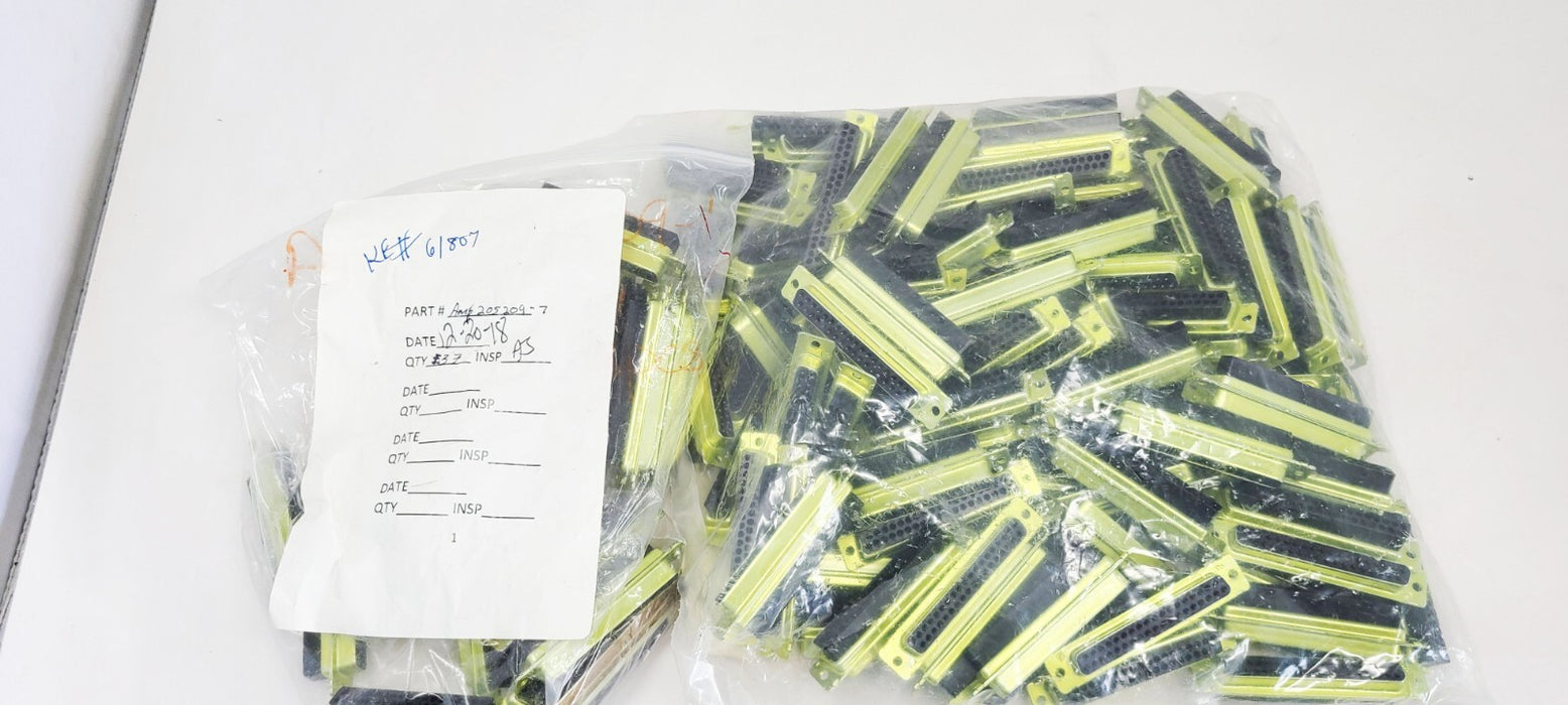 Pack of 140 - AMP205209-7  Crimp D-Sub Connectors, Receptacle Assembly Size 4
