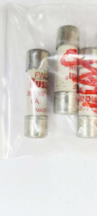 5 PACK - BUSSMAN FWC-6A10F FUSE, 6 AMPS, 600VAC